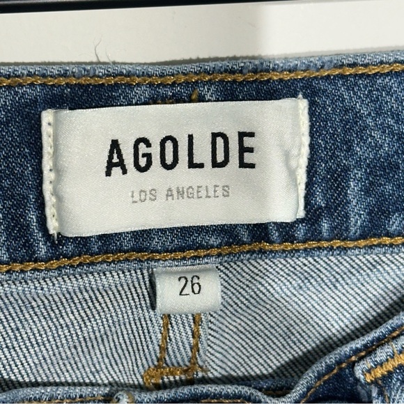 AGOLDE Riley High Rise Straight Woman Jeans Style # A056D-1255 SIZE 26 - Picture 3 of 12